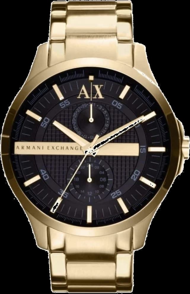 Montre Armani Exchange Smart Chrono AX2122 en acier doré