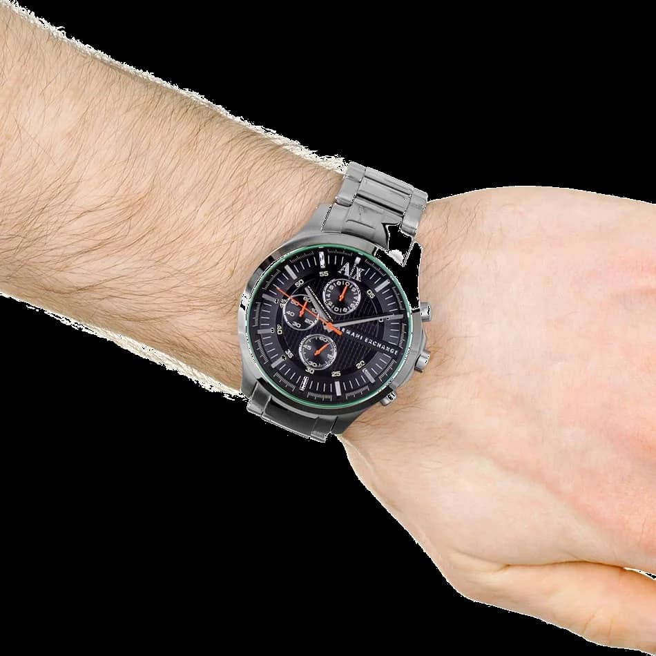 Montre Armani Exchange AX2163 Chronographe en Acier Inoxydable Noir vue 4