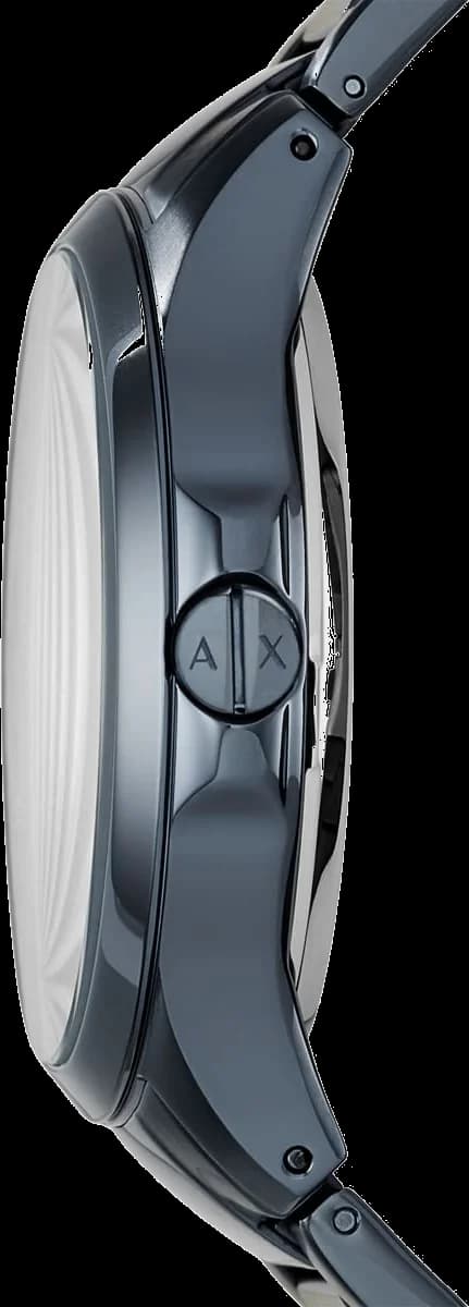 Montre Armani Exchange AX2401 en Acier Bleu avec Cadran Transparent vue 3