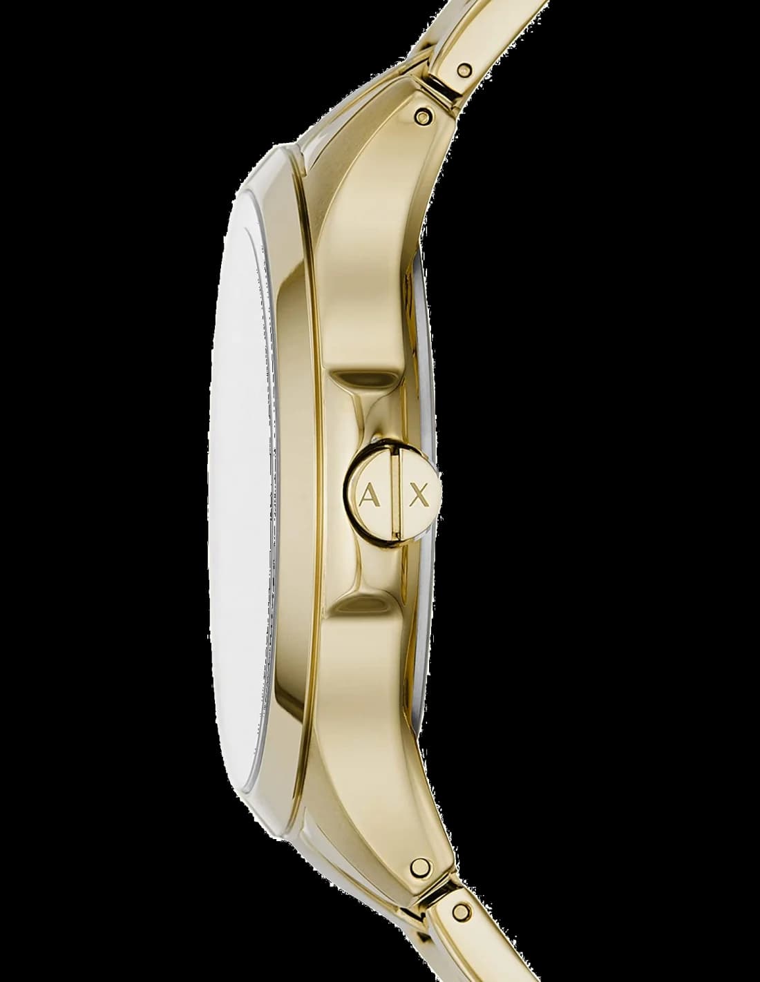 Montre Armani Exchange AX2415 en acier inoxydable doré jaune vue 3