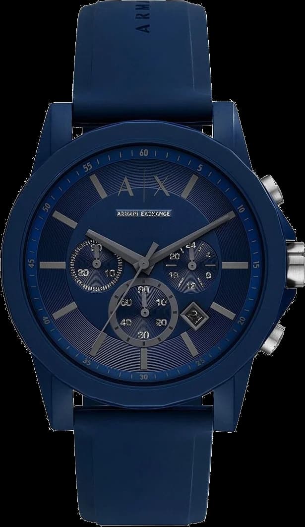 Montre Homme Armani Exchange AX7128 Bracelet Silicone Bleu