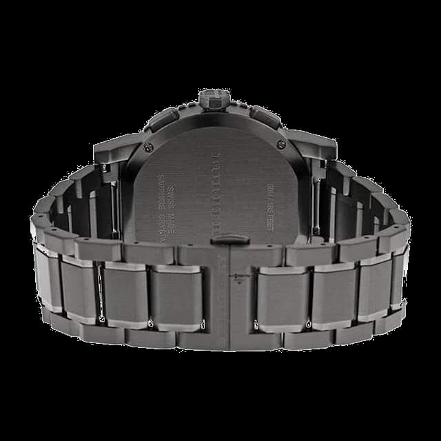 Montre Homme Burberry BU9381 chronographe sport swiss made en acier gris vue 2