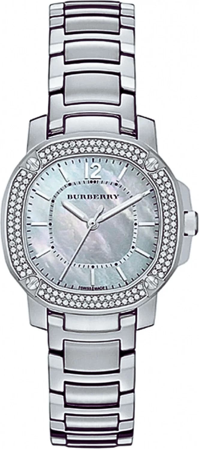 Montre Femme Burberry BBY1801 Acier Nacre et Cristaux Swarovski
