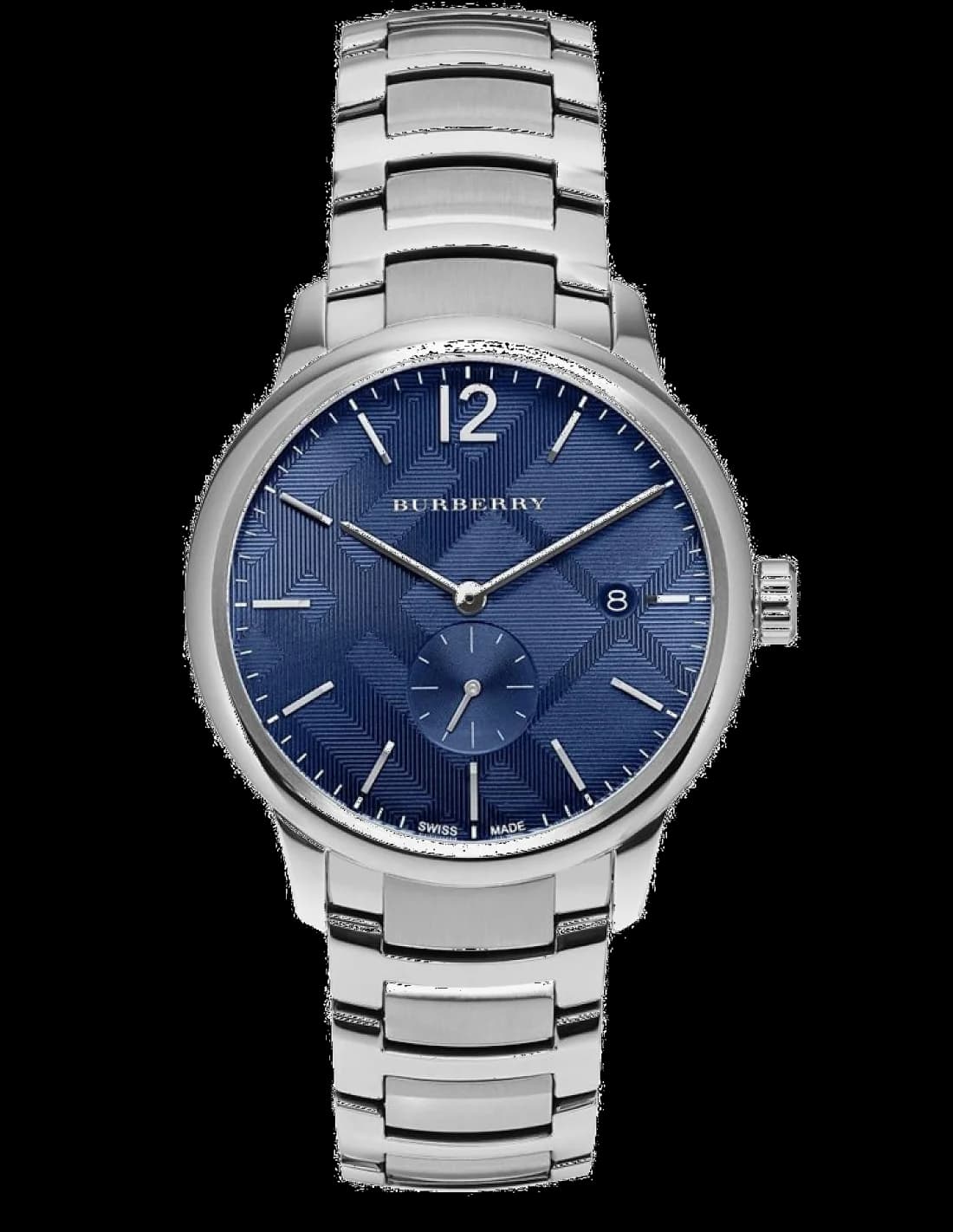Montre Burberry BU10007 en Acier Inoxydable avec Bracelet à Maillons