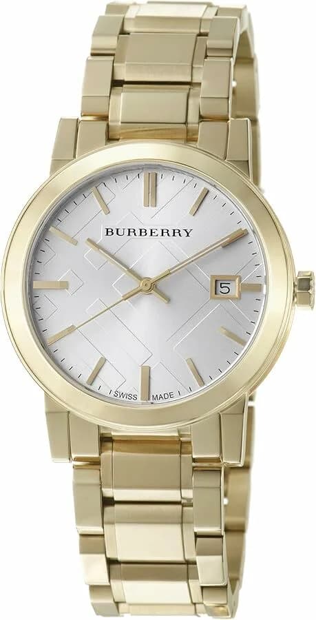 Montre Homme Burberry BU9003 Acier Inoxydable Doré