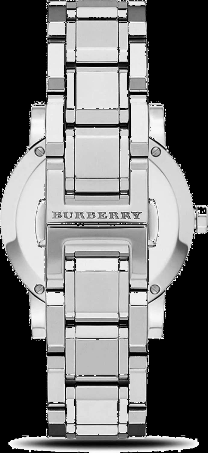 Montre Femme Burberry BU9125 The City Acier Nacre et Diamants vue 3