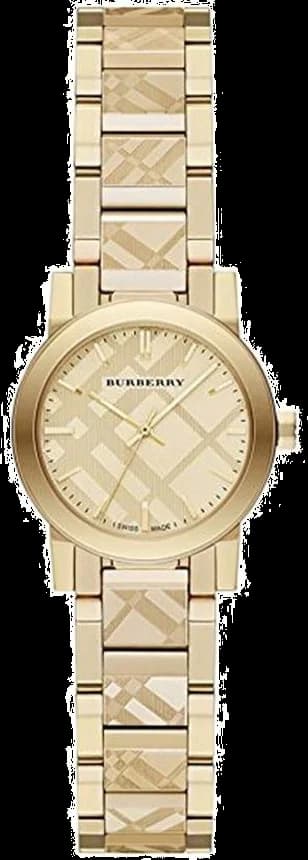 Montre Femme Burberry BU9234 Acier Doré Jaune Collection The City