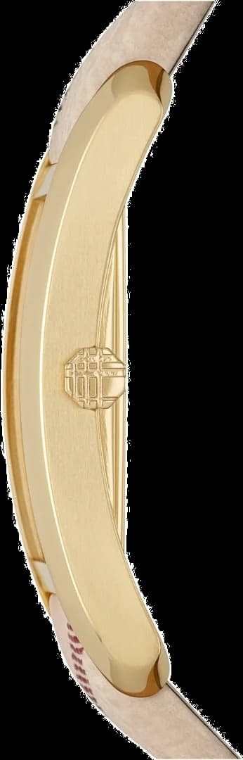 Montre Femme Burberry BU9509 Rectangulaire Cuir Beige Motif Check vue 2