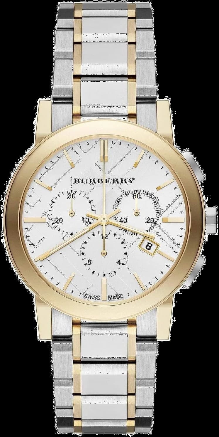 Montre Burberry BU9751 The City Bracelet Acier Bicolore Argent et Or