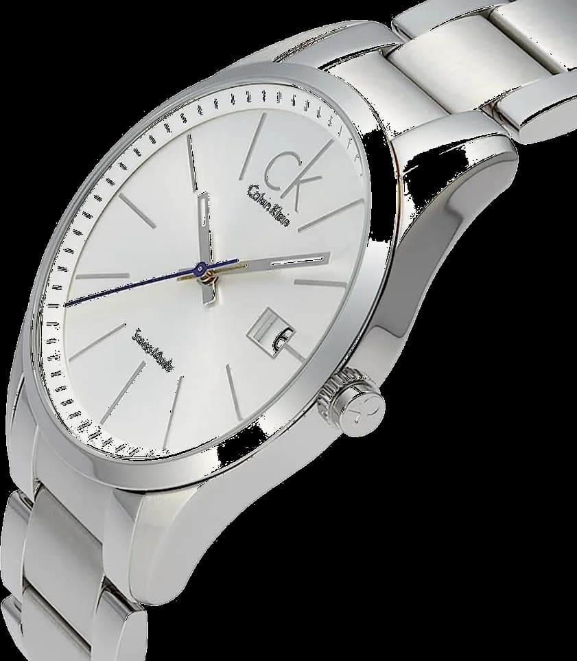 Montre Calvin Klein K2246120 en Acier Inoxydable avec Cadran Noir vue 2