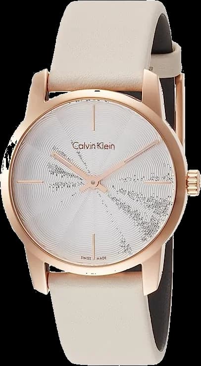Montre Calvin Klein K2G236X6 avec bracelet en cuir beige