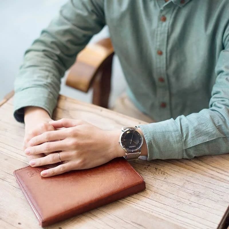 Montre Homme Calvin Klein K2G2G121 en Acier et Maille Milanaise vue 3