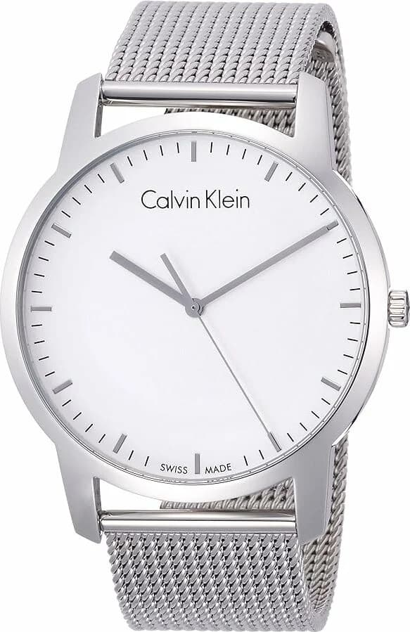 Montre Calvin Klein K2G2G126 Acier Maille Milanaise Cadran Gris