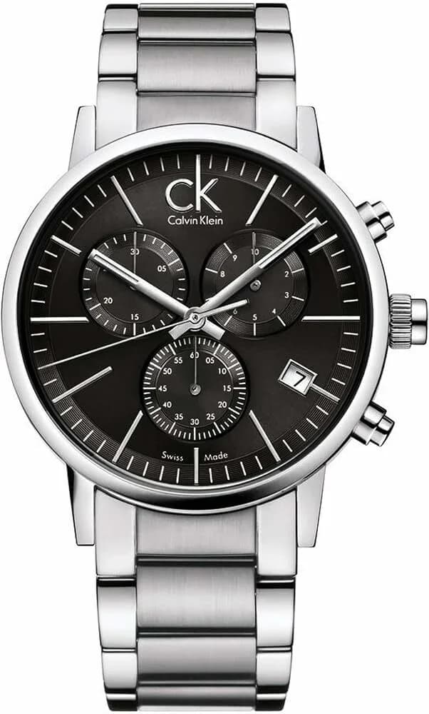 Montre Calvin Klein CK Chrono Post-minimal K7627161 cadran noir