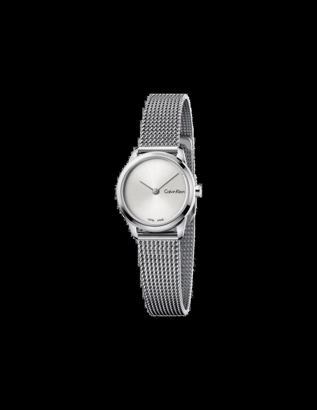 Montre Femme Calvin Klein K8G23126 Maille Milanaise Argentée Swiss Made