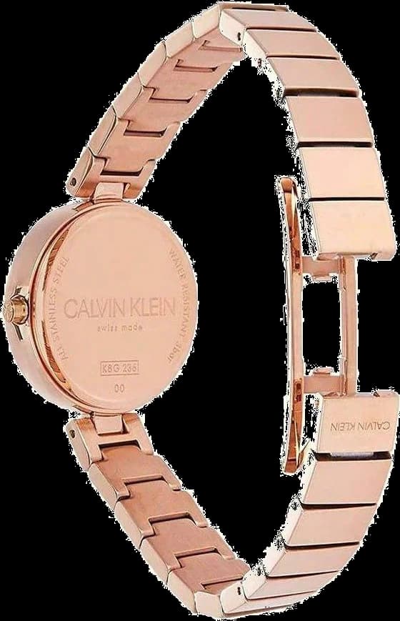Montre Calvin Klein K8G23646 en acier inoxydable doré rose vue 4