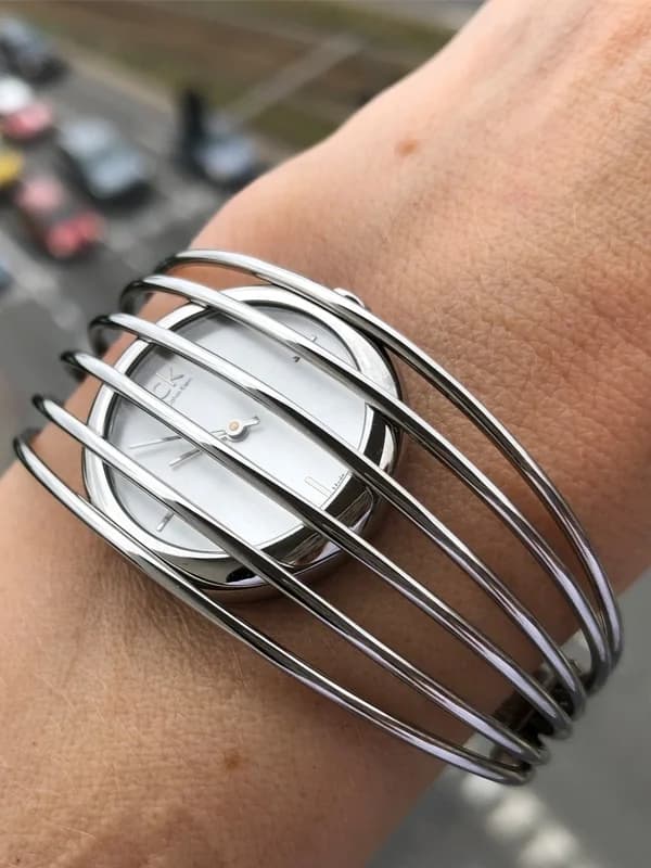 Montre Femme Calvin Klein Fly K9924120 en Acier Inoxydable Taille S vue 2