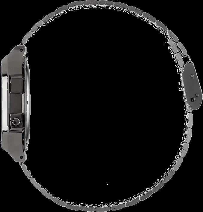 Montre Casio Collection Vintage A158WETB-ADF cadran noir digitale en métal noir vue 3