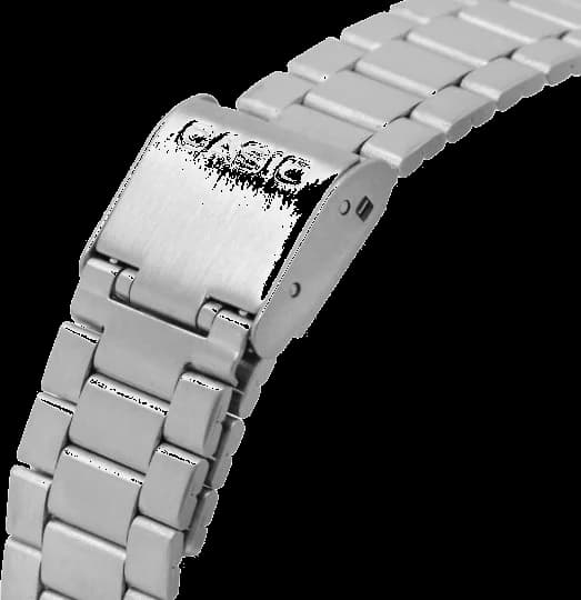 Montre Casio A168WER-2AEF Acier Cadran Bleu Digital vue 4