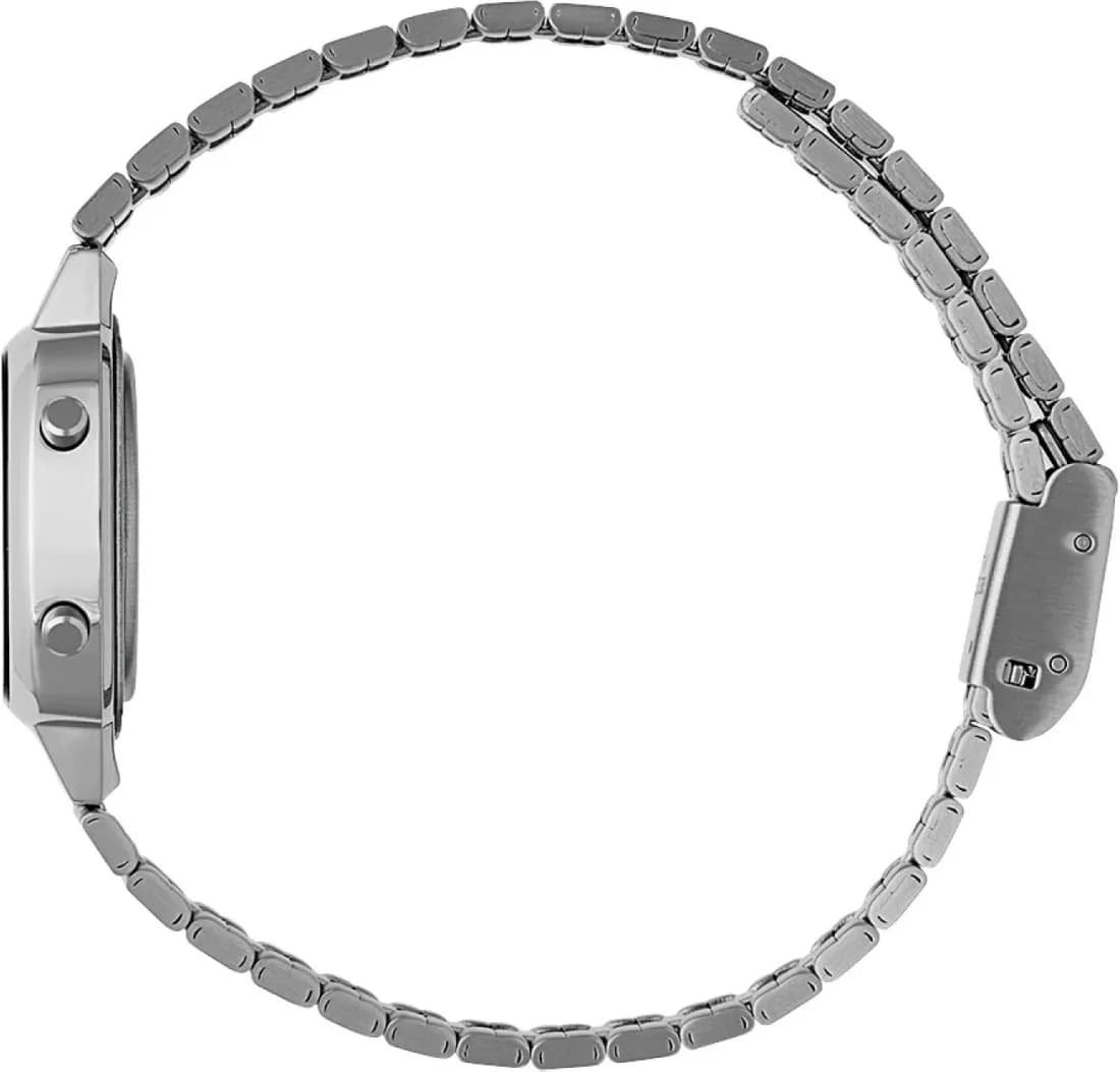 Montre Casio LA670WEA-7EF à Affichage Digital et Bracelet en Acier Gris vue 2