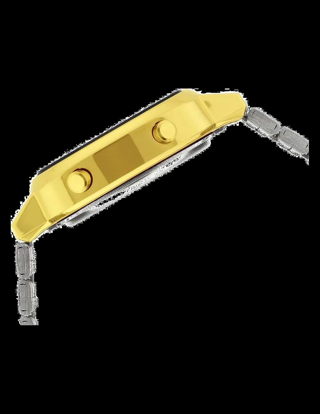 Montre Casio LA670WEGA-9EF en métal doré à affichage digital vue 3