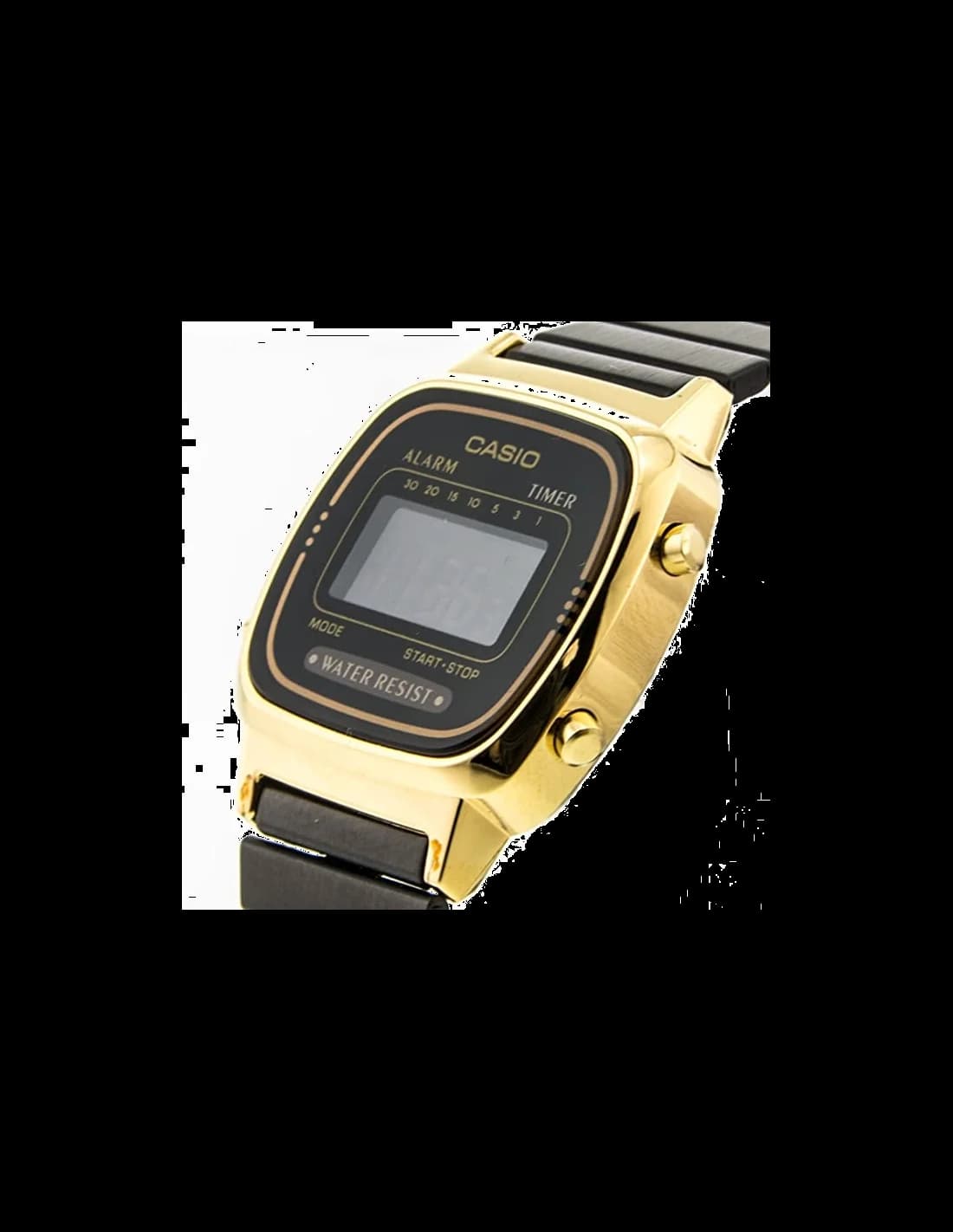 Montre Casio LA670WEGB-1BEF Métal Noir Affichage Digital vue 2