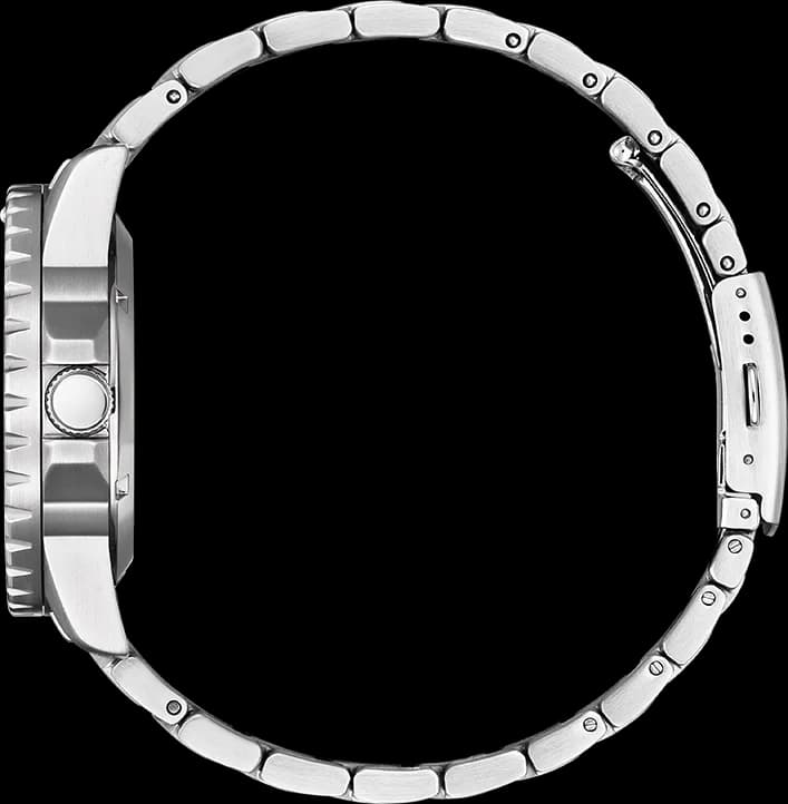 Montre Citizen NJ0120-81E Automatique Sport Acier Cadran Noir vue 3