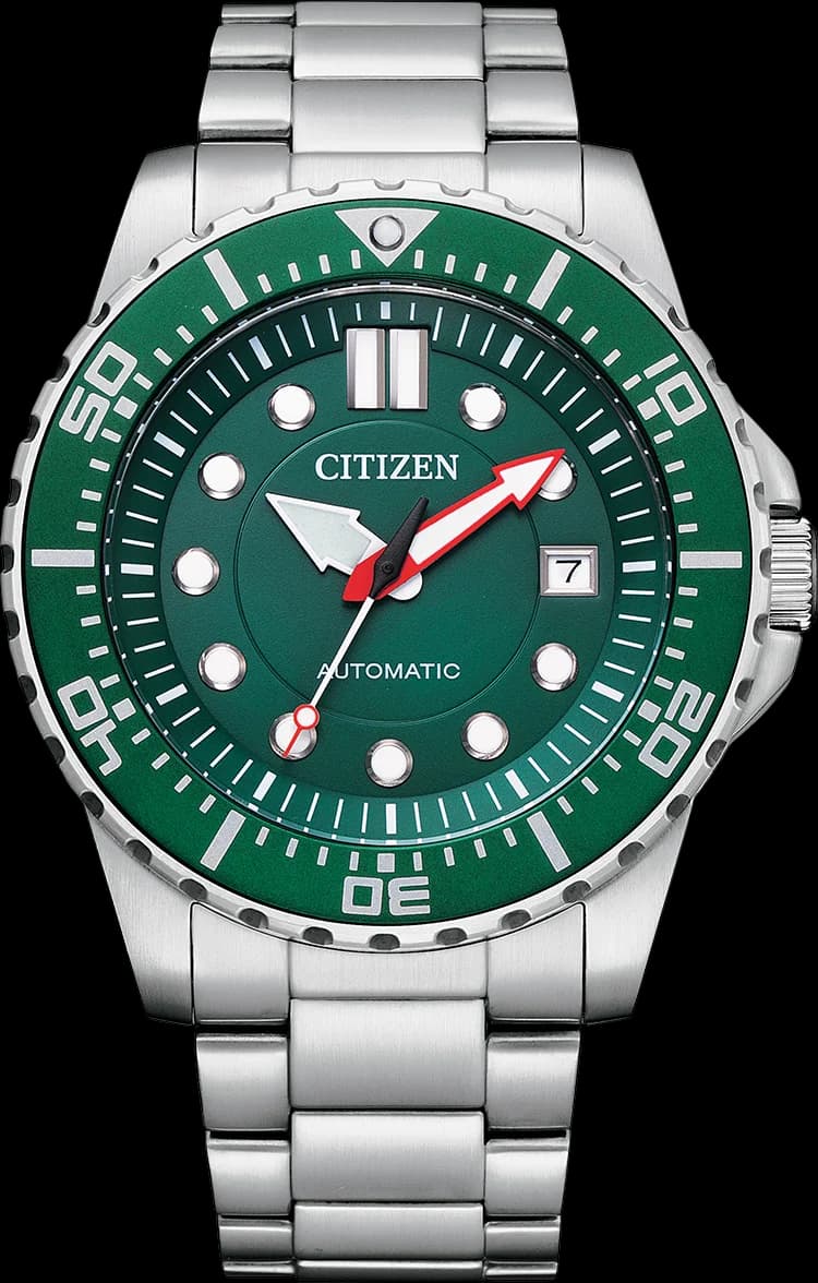 Montre Citizen NJ0129-87X Automatique Cadran Vert Acier