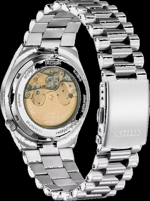 Montre Citizen NJ0150-56W Automatique Cadran Rouge Acier vue 2