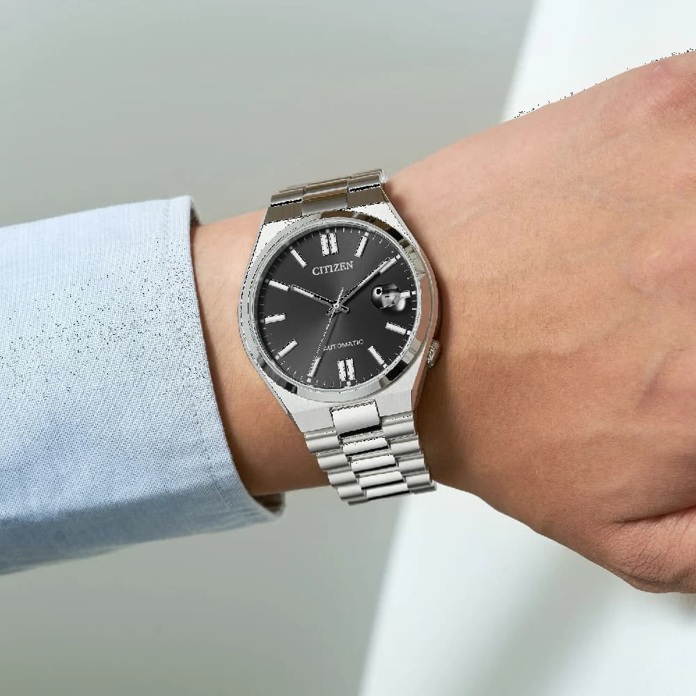 Montre Citizen NJ0150-81E Automatique Cadran Noir Acier vue 4