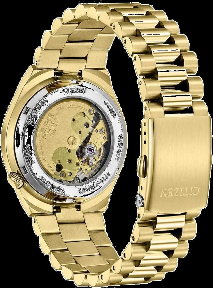 Montre Automatique Citizen Tsuyosa NJ0152-51X cadran vert vue 2