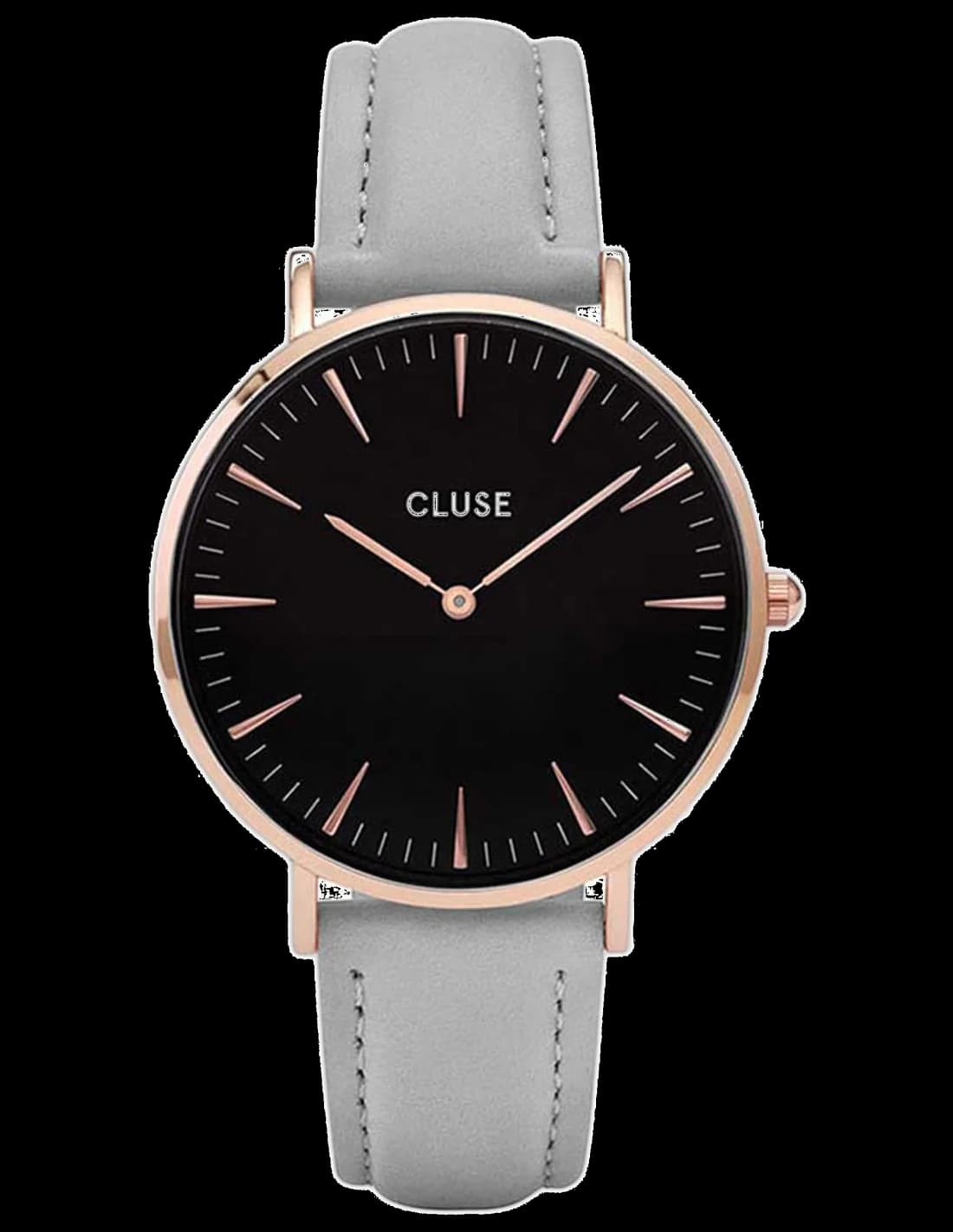 Montre Femme Cluse La Bohème CL18018 bracelet en cuir gris