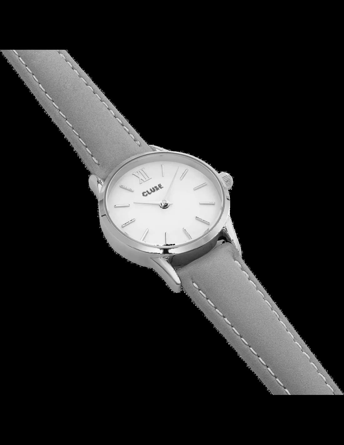 Montre Cluse La Vedette CL50013 Bracelet cuir gris vue 3
