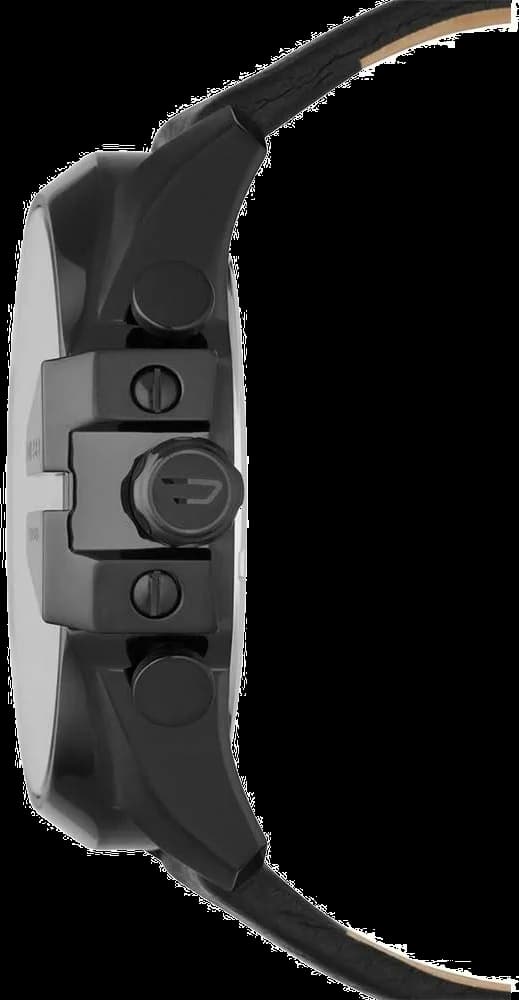 Montre Diesel DZ4291 Cadran Noir et Orange avec Bracelet en Cuir vue 2