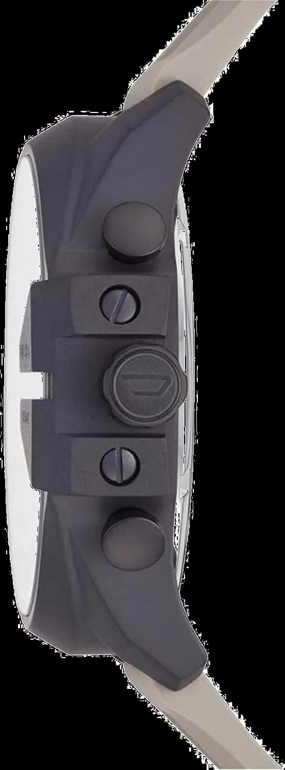 Montre Diesel DZ4496 Mega Chief avec bracelet en silicone noir vue 2