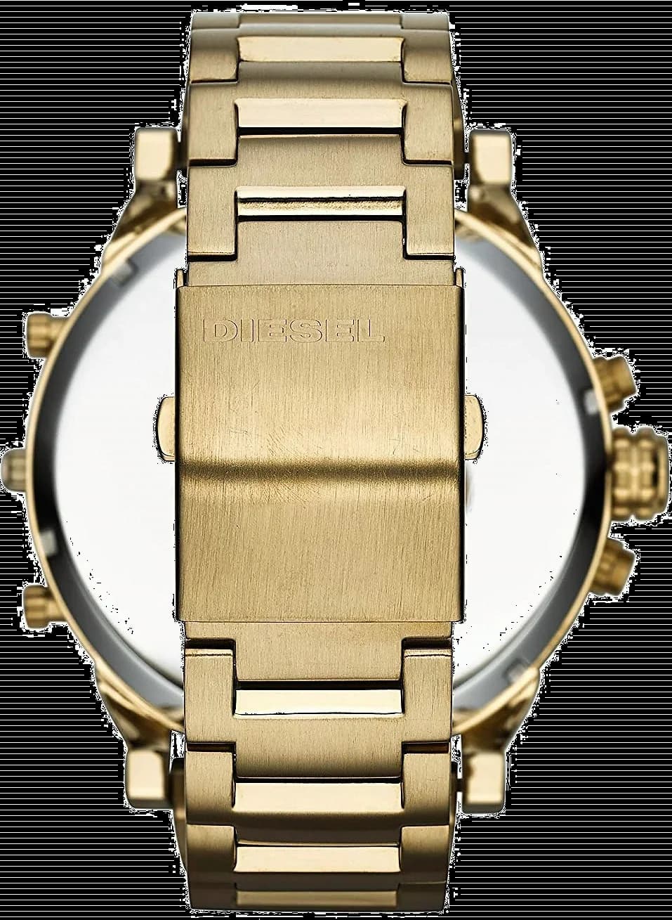 Montre Diesel Mr Daddy 2.0 dorée XXL DZ7333 cadran noir multifonctions vue 3