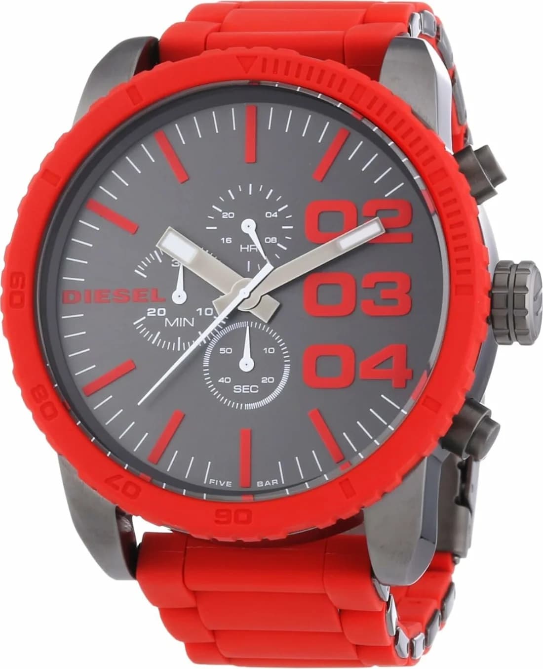 Montre Homme Diesel DZ7372 Uber Chief Multi-Fuseaux Acier