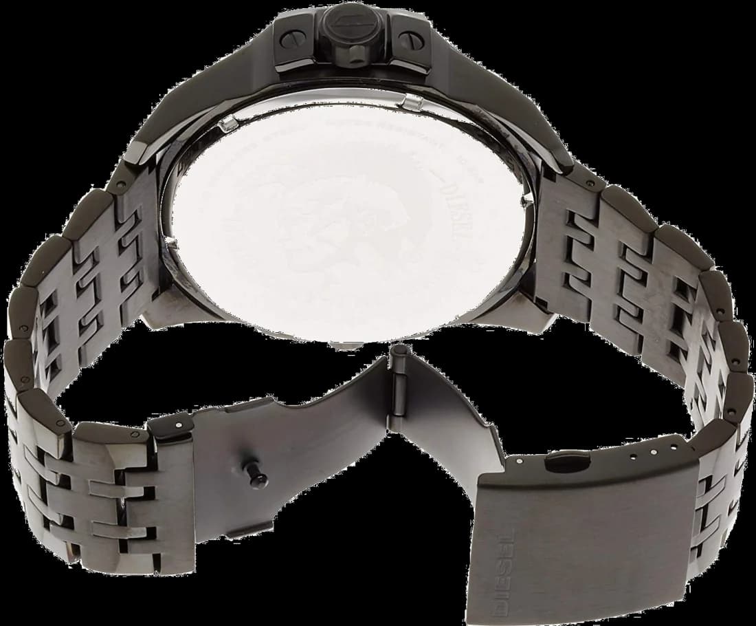 Montre Diesel Uber Chief DZ7373 Bracelet Acier Noir vue 2