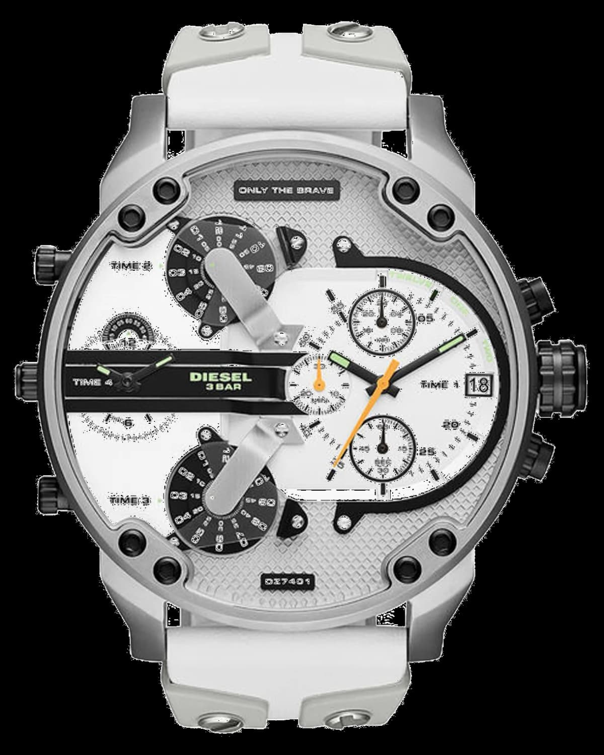 Montre Diesel Mr Daddy chronographe XXL noire DZ7401 surdimensionnée