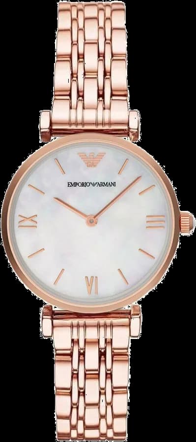 Montre Emporio Armani 111396 en Acier Doré Rose et Nacre