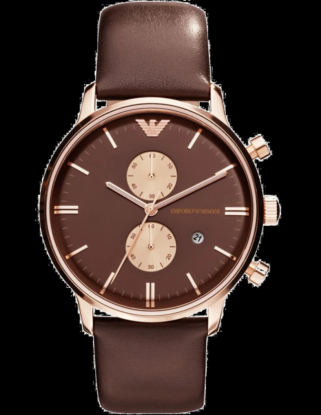 Montre Homme Emporio Armani Classic AR0387 New Retro Acier et Cuir