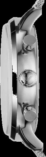 Montre Homme Emporio Armani AR0390 bracelet maille milanaise en acier vue 2