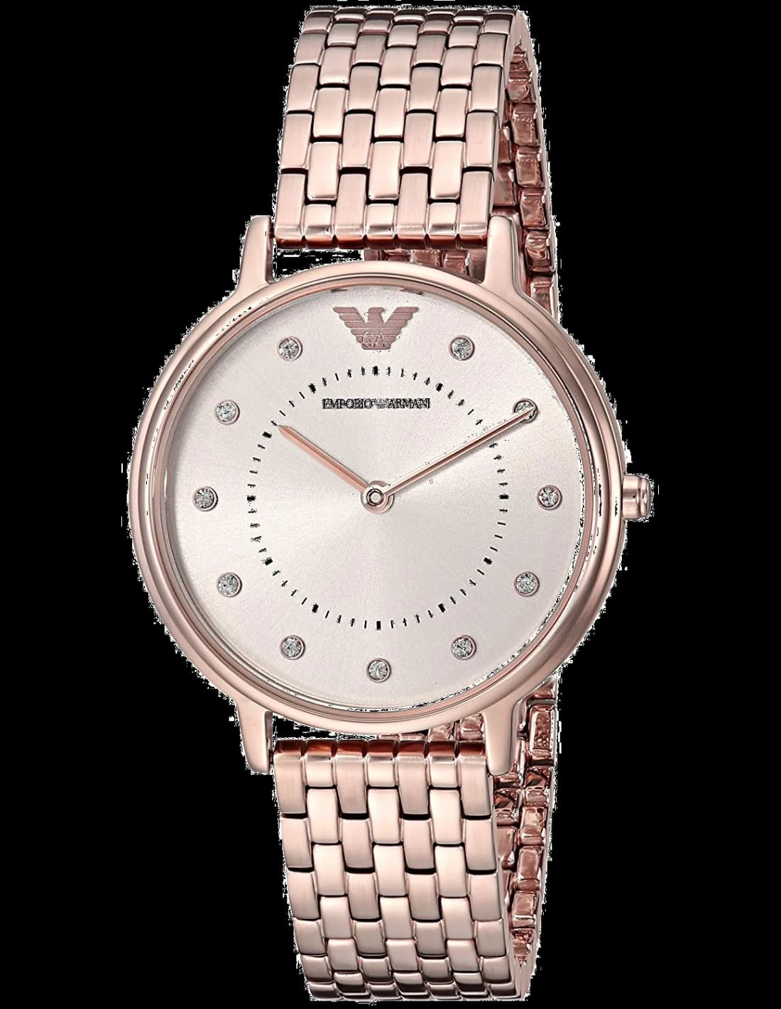 Montre femme Emporio Armani AR11062 en acier plaqué or rose