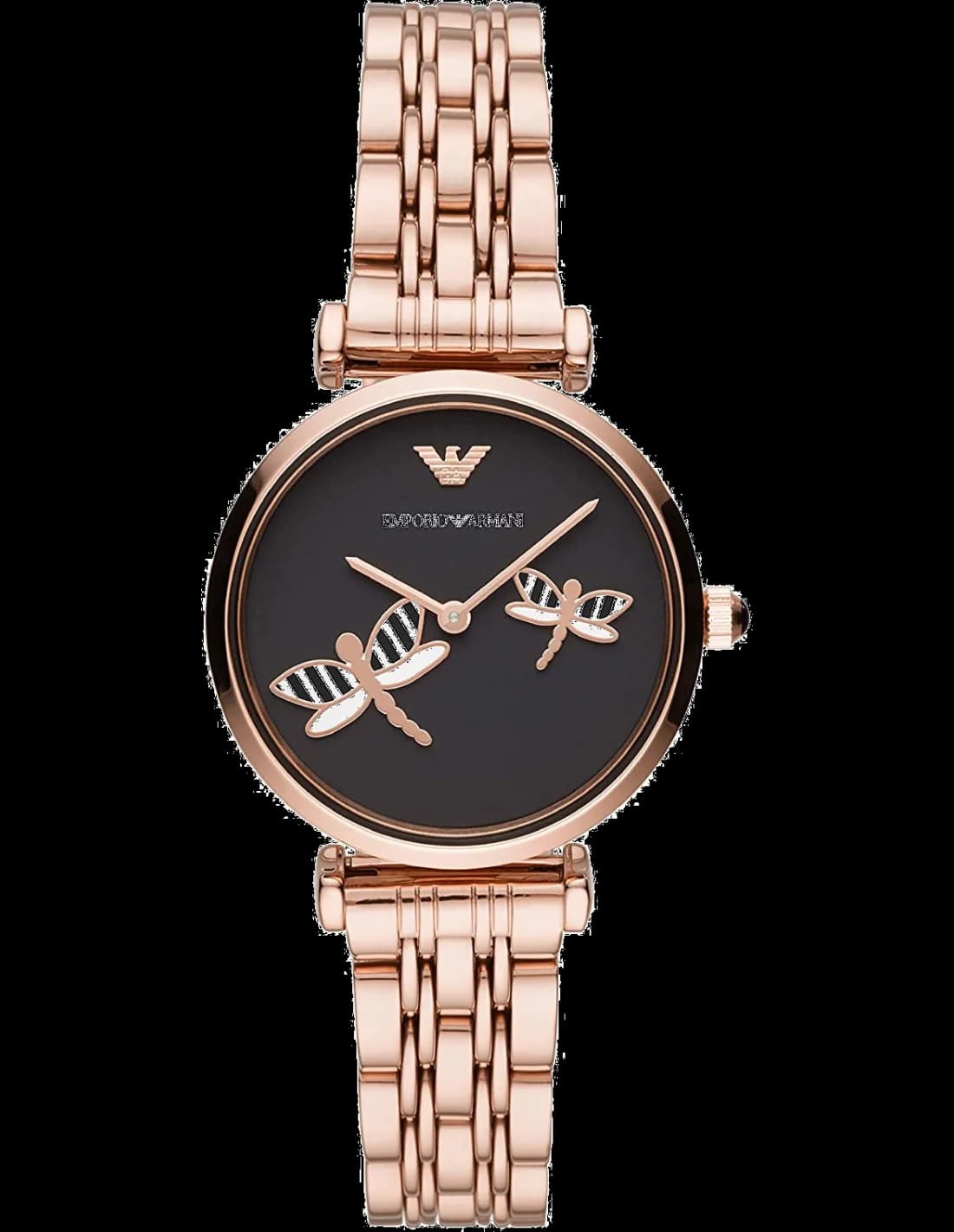 Montre Femme Emporio Armani AR11206 Gianni T-Bar en Acier Rose Gold