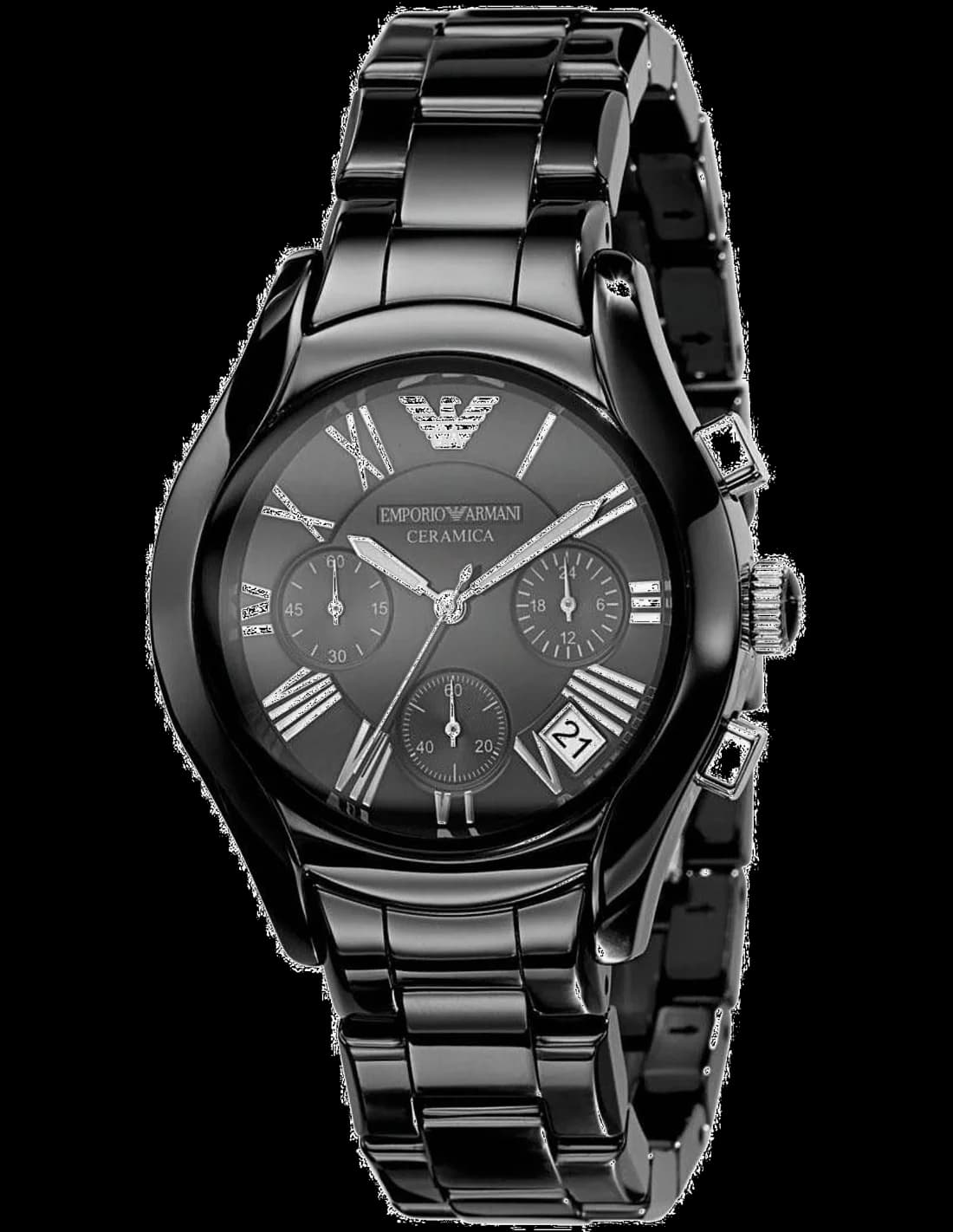 Montre Homme Emporio Armani Ceramica AR1401 en céramique noire