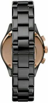 Montre Emporio Armani AR1411 en céramique noire haute résistance vue 2