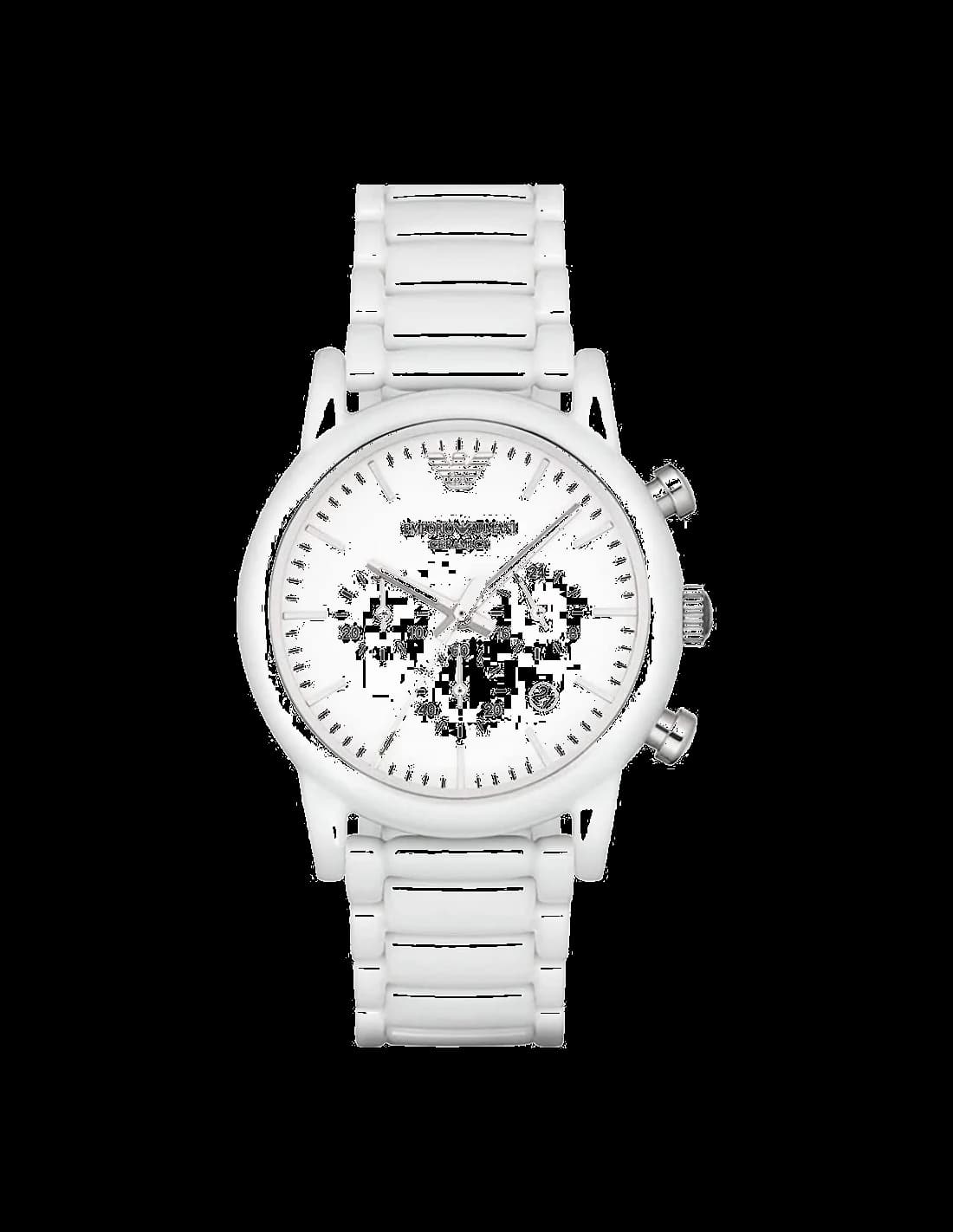 Montre Emporio Armani Luigi Ceramica AR1499 en céramique blanche