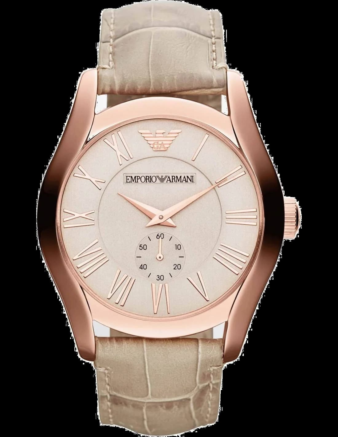 Montre Emporio Armani AR1667 Marron Classic en Acier et Cuir