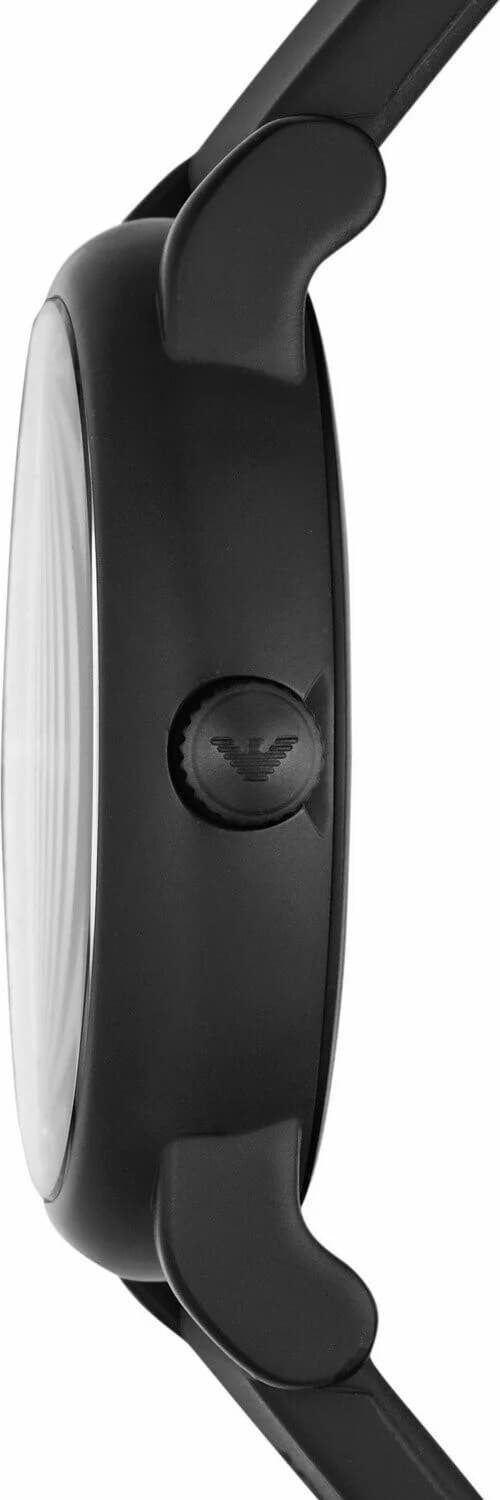 Montre Homme Armani Classic AR1732 Noire Bracelet Cuir Noir vue 3