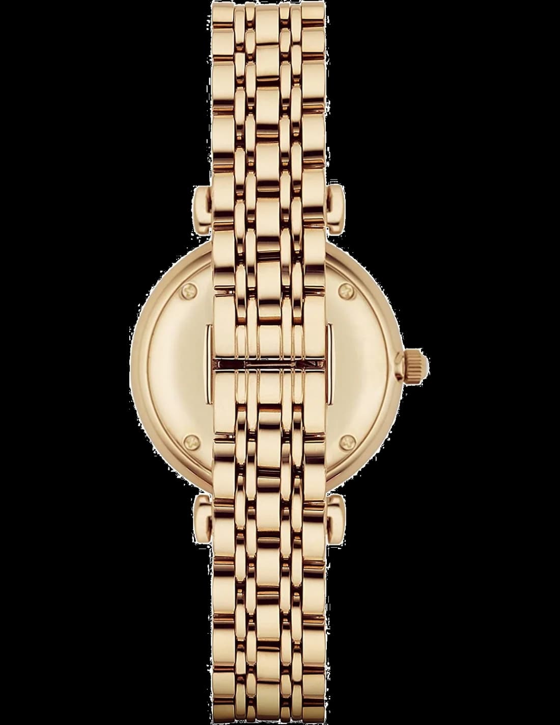 Montre Emporio Armani AR1907 en Acier Doré et Cadran Nacre vue 3